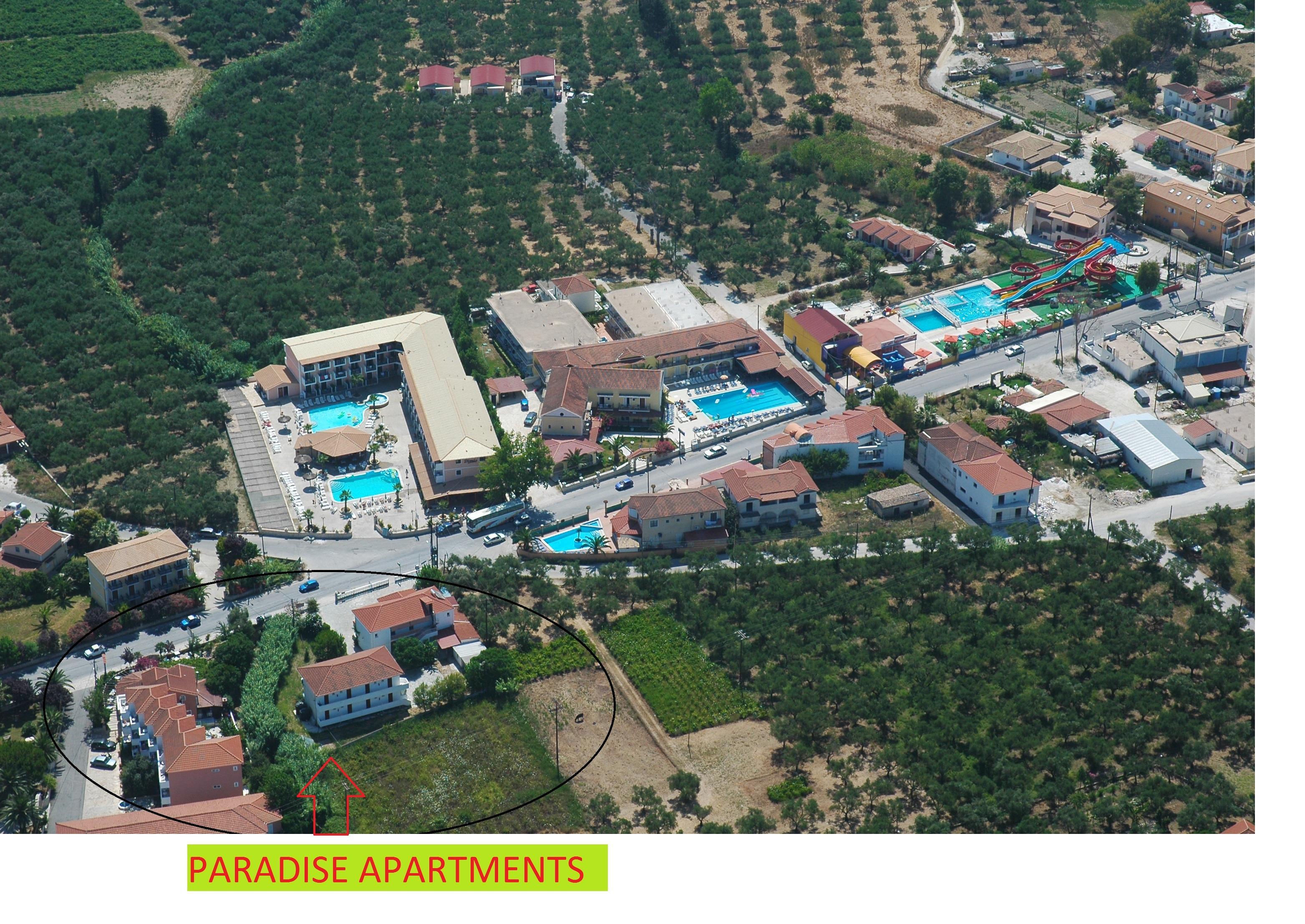 Paradise Apartments Laganas Esterno foto